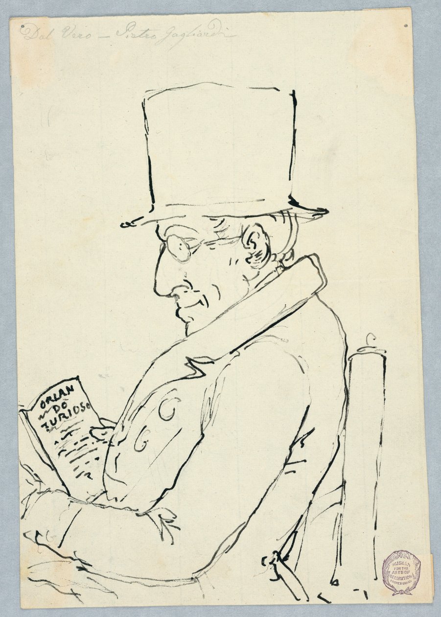 Portrett av en mann av Pietro Gagliardi