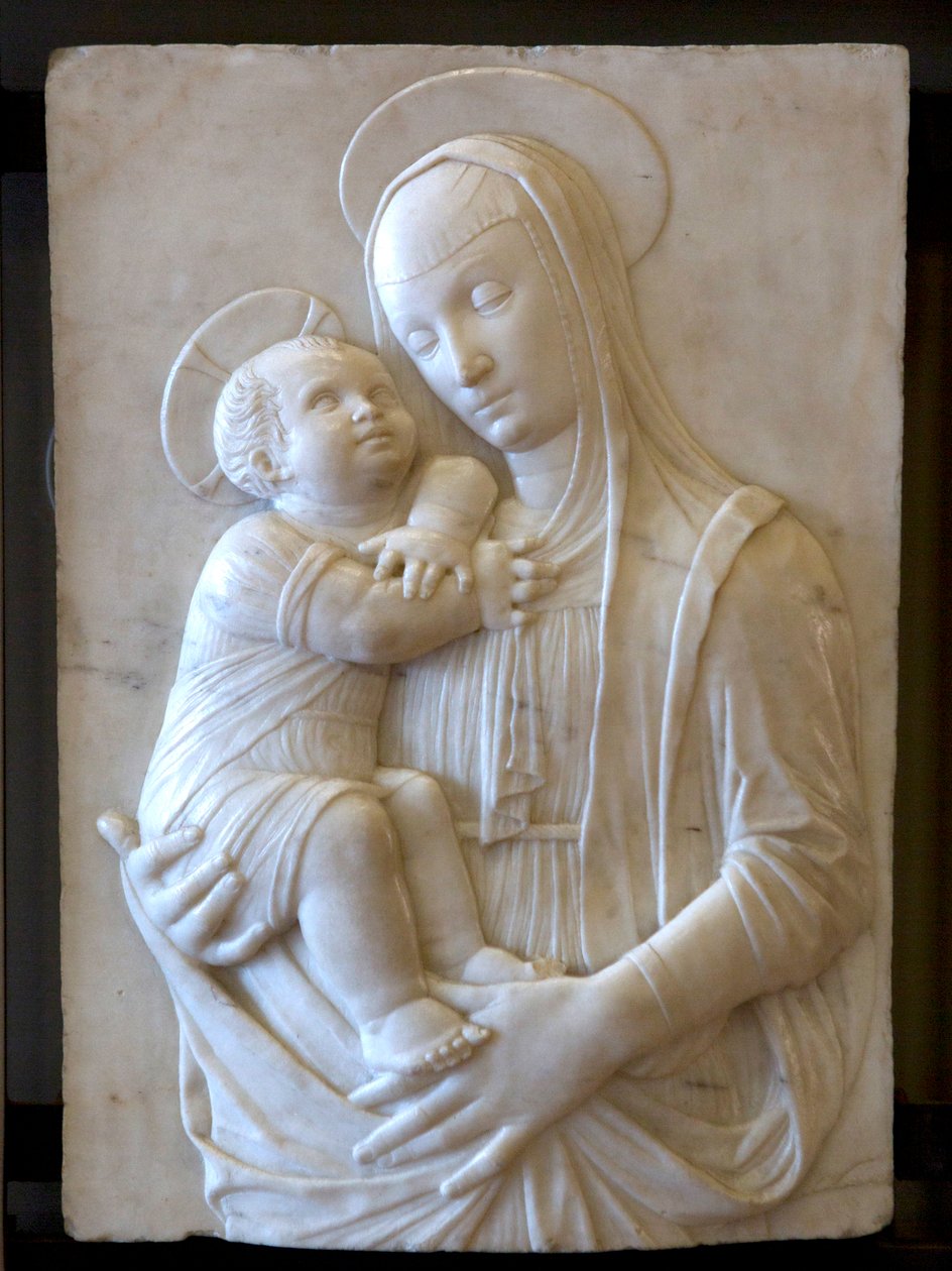 Jomfru med barn (marmor) av Pietro Lombardo