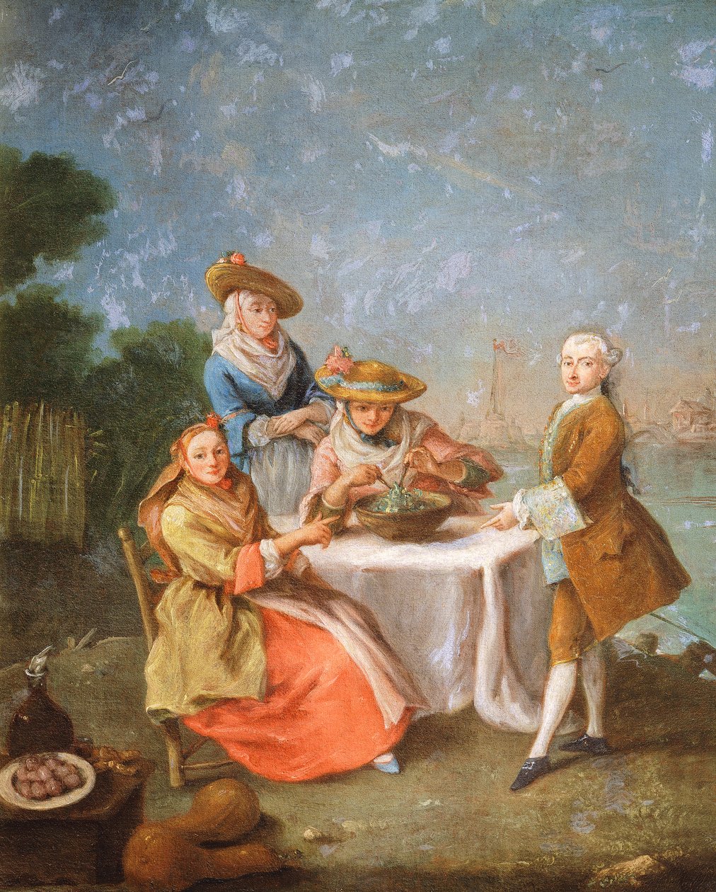I hager av elvemunning av Pietro Longhi