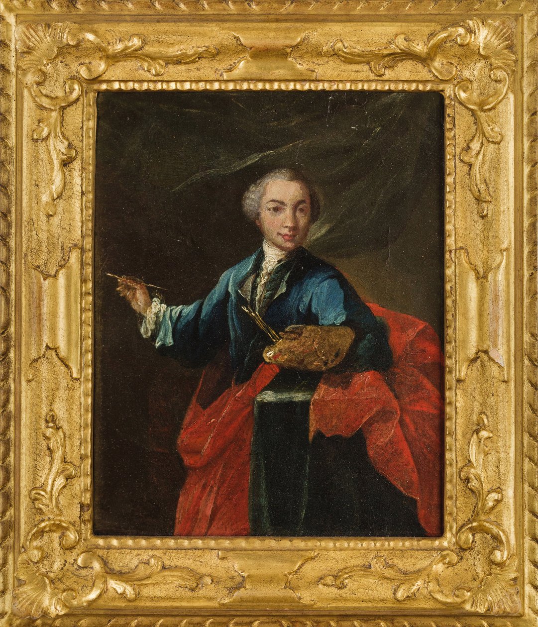 Selvportrett, ca. 1750. av Pietro Longhi