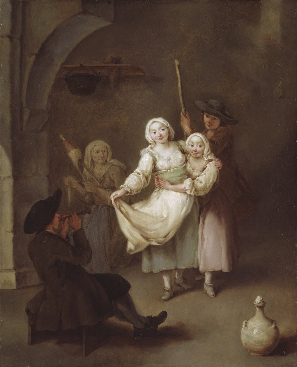 Dansen, ca. 1750. av Pietro Longhi