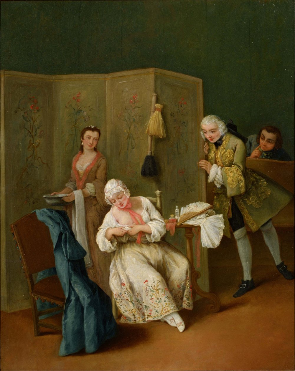 Den indiskré gentleman av Pietro Longhi