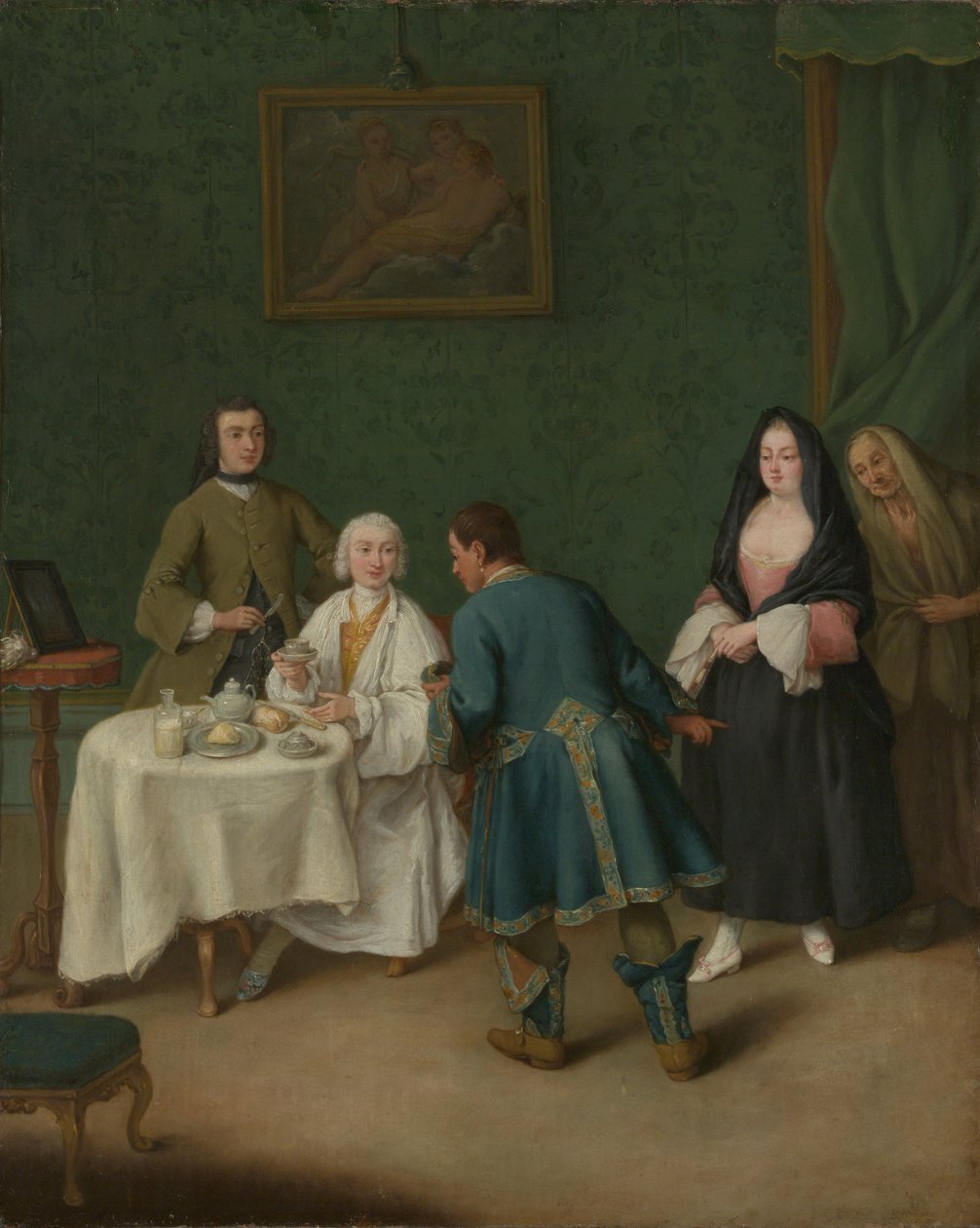 Fristelsen, 1746. av Pietro Longhi