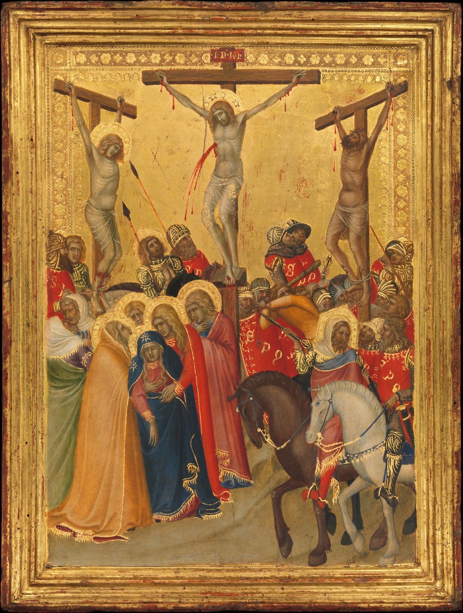 Korsfestelsen, 1340-tallet. av Pietro Lorenzetti