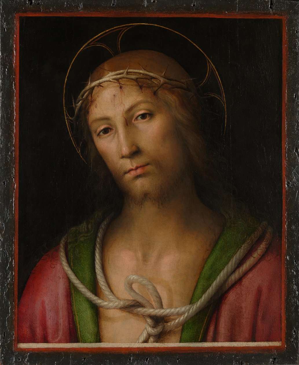 Kristus kronet med torner, ca. 1505 av Pietro Perugino