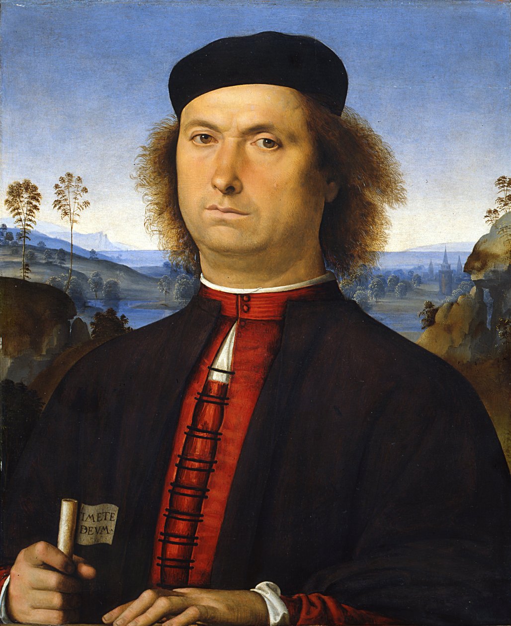 Portrett av Francesco delle Opere, 1494 av Pietro Perugino