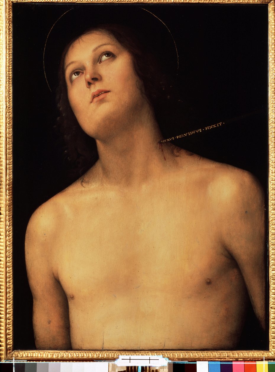 Sankt Sebastian av Pietro Perugino