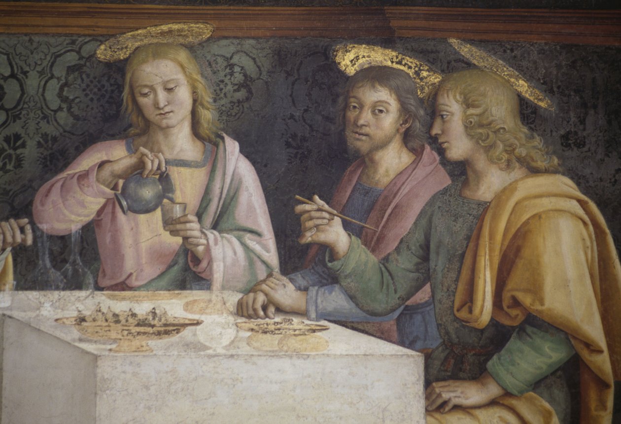 Nattverden (detalj) av Pietro Perugino