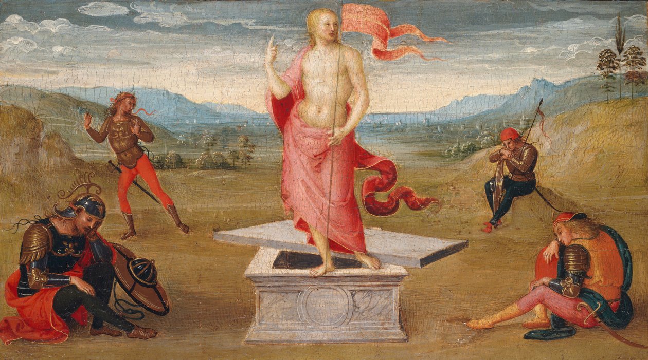 Oppstandelsen. av Pietro Perugino