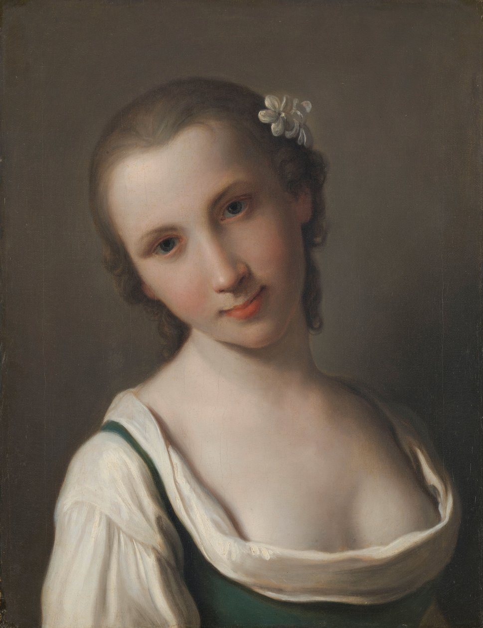 En ung kvinne av Pietro Antonio Rotari