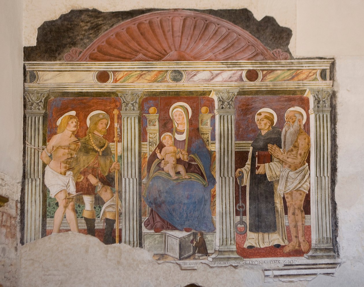 Fresco av Pietro da Vicenza
