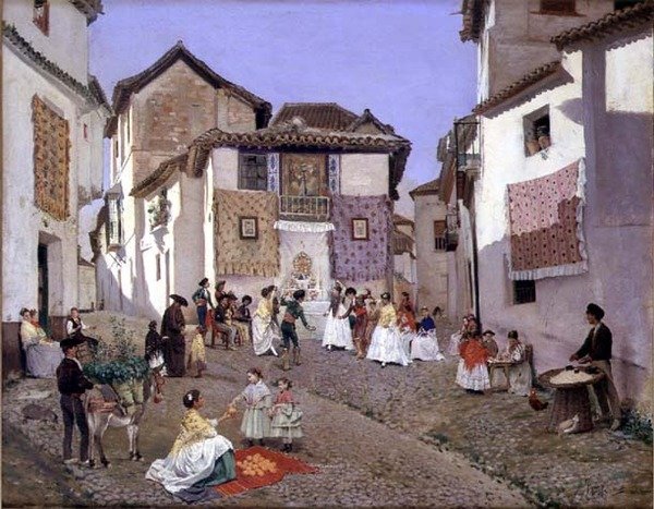 En spansk bryllupsseremoni av Placido Frances y Pascual