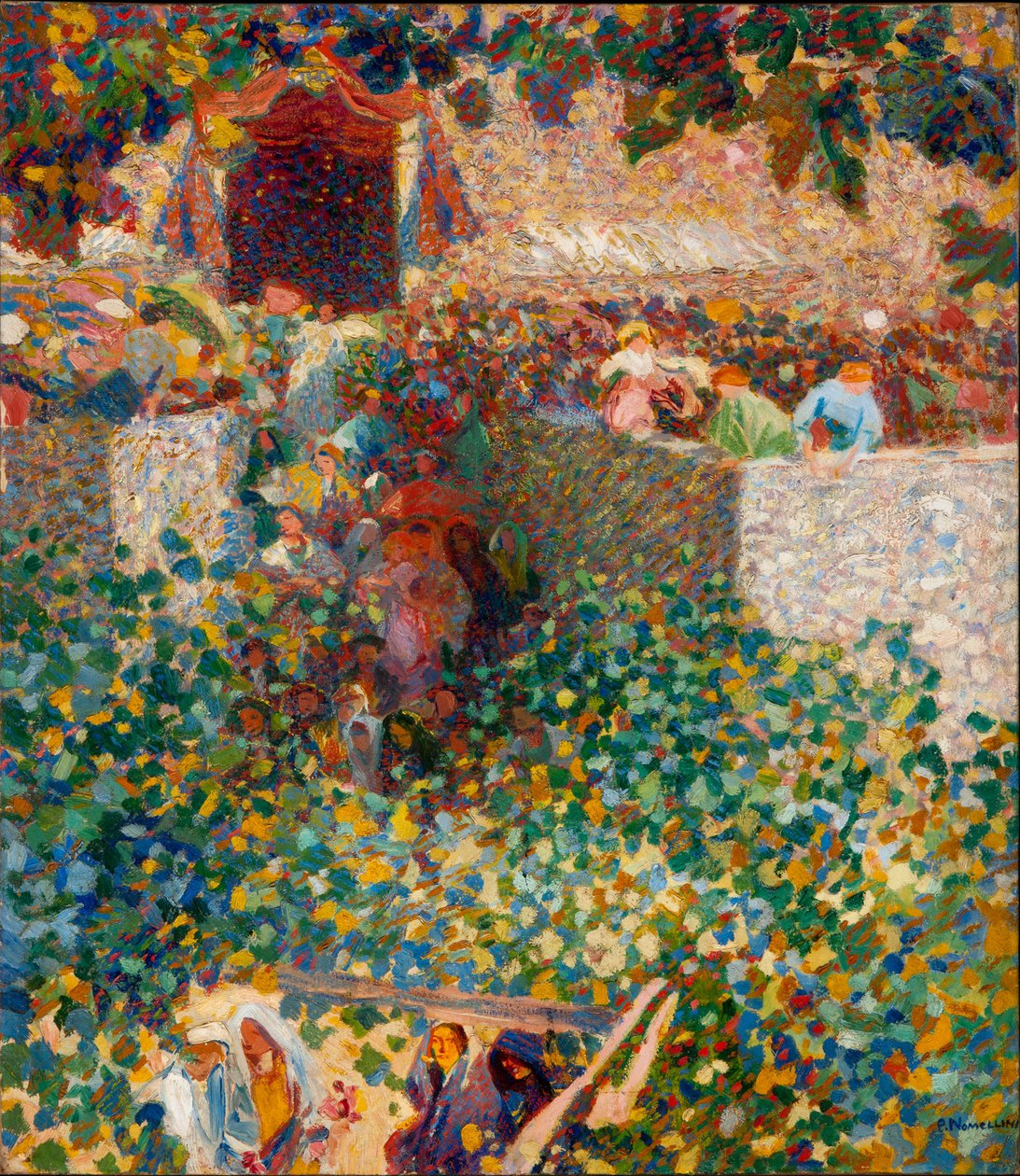 Bygdefest, 1912-1913. av Plinio Nomellini