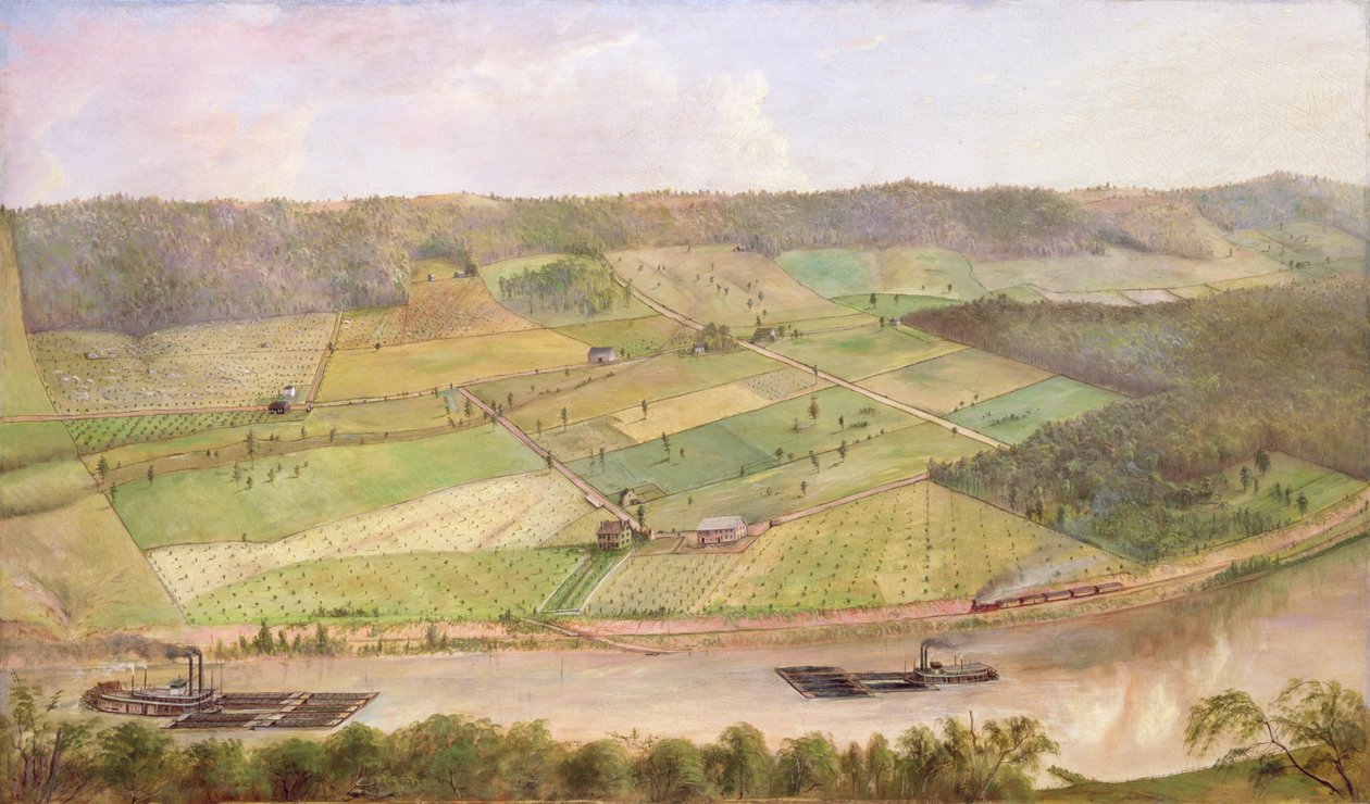 Ohio River Scene av Poe N. J. Poe N. J.