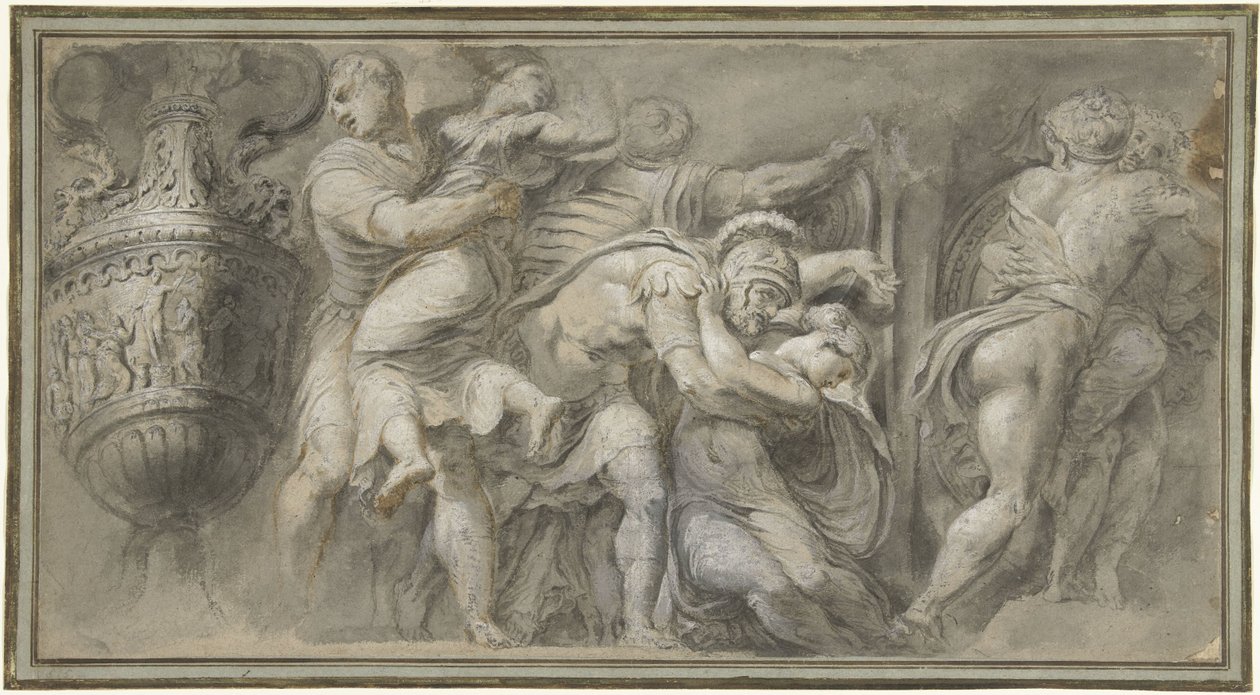 Sabine Virgin Robbery av Polidoro da Caravaggio
