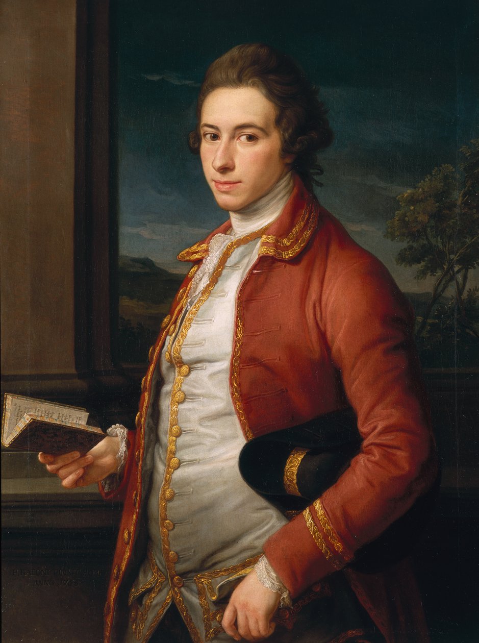 Sir William FitzHerbert (1748–91), vaktmester for kong George III, 1768 av Pompeo Girolamo Batoni