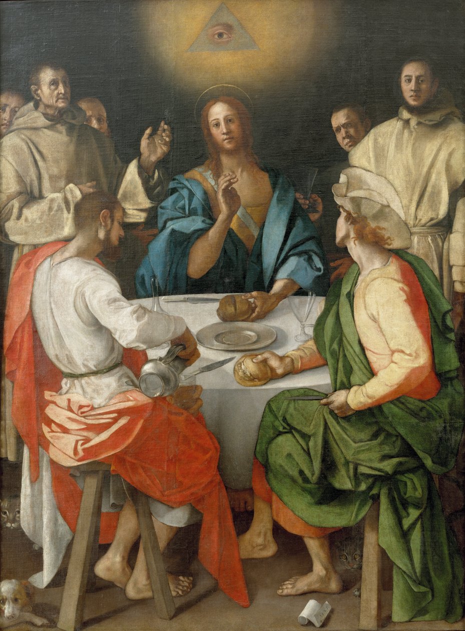 Kveldsmat på Emmaus av Jacopo Pontormo