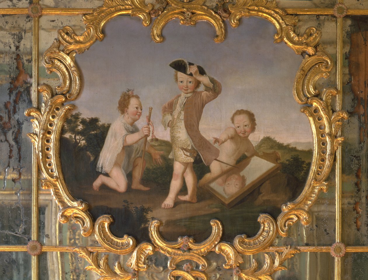 Barn som kler seg ut (gutter), 1774-86 av Portuguese School