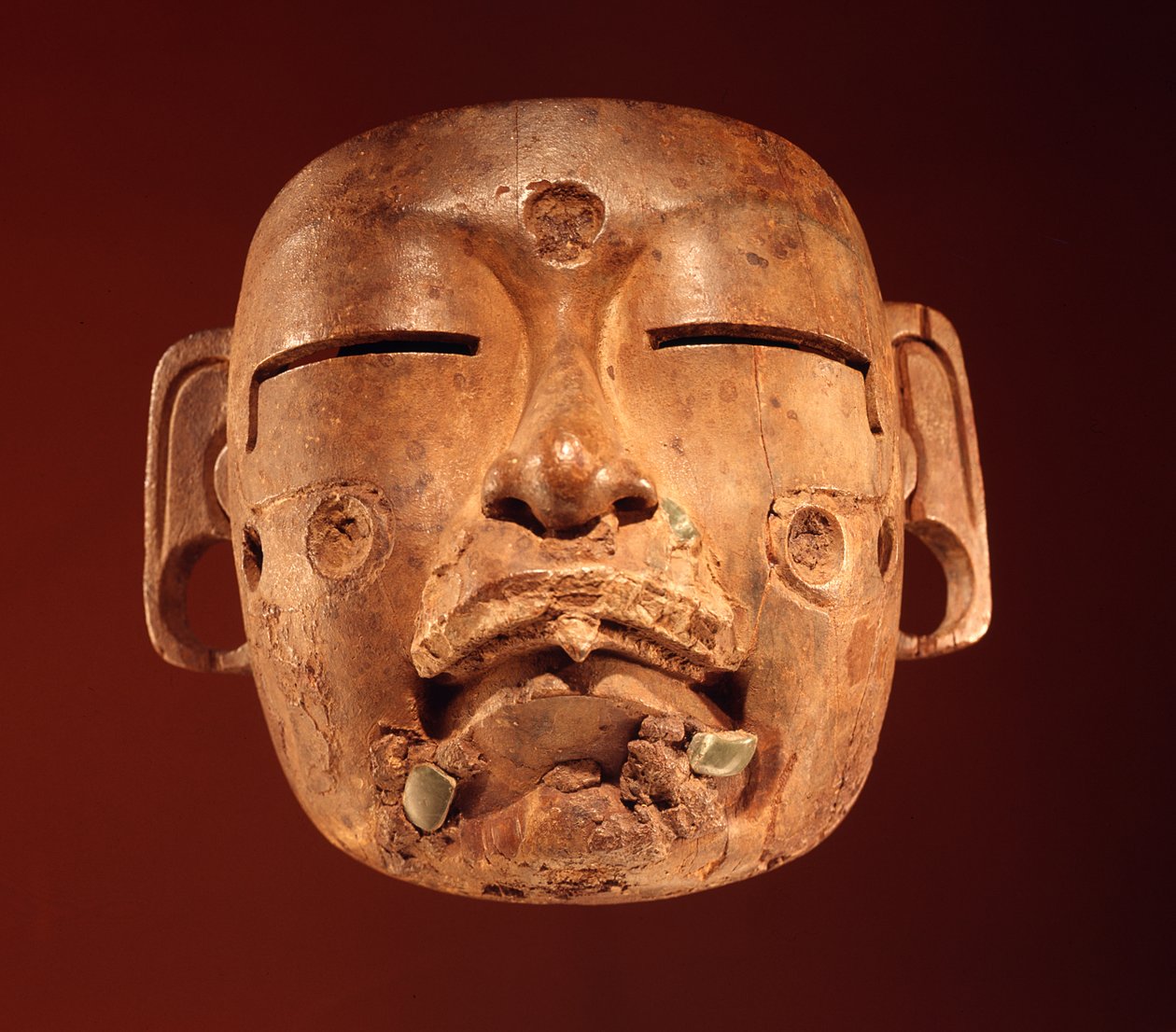 Maske, Olmec Culture (tre) av Pre Columbian