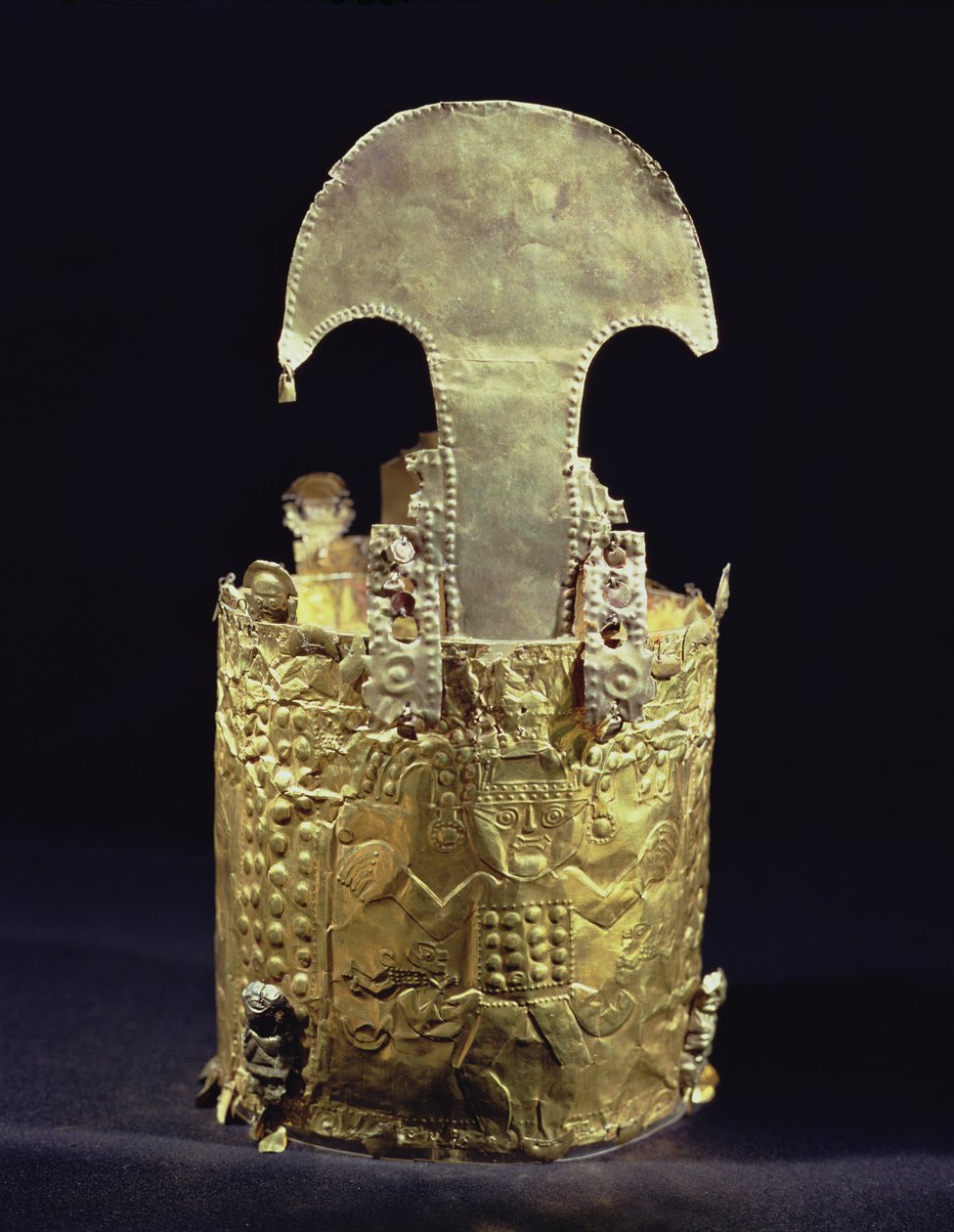Crown, Chimu (gold) av Pre Columbian