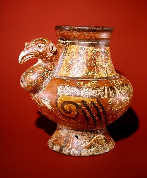 Effigy-krukke som representerer en kalkun, fra Nacasola, Nicoya-halvøya (keramikk) av Pre Columbian Pre Columbian