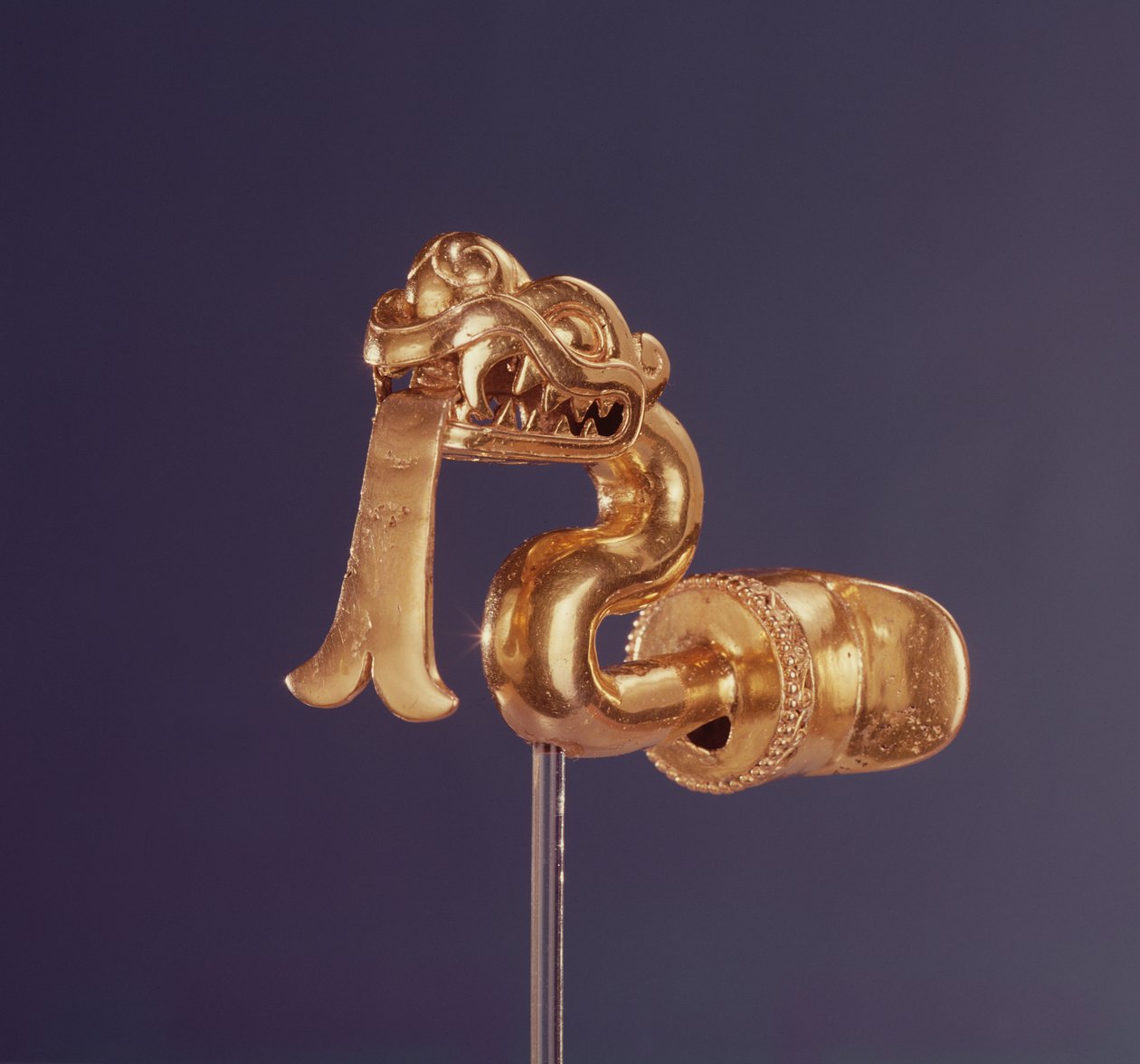Leppeplugg, Mixtec Culture (gull) av Pre Columbian Pre Columbian