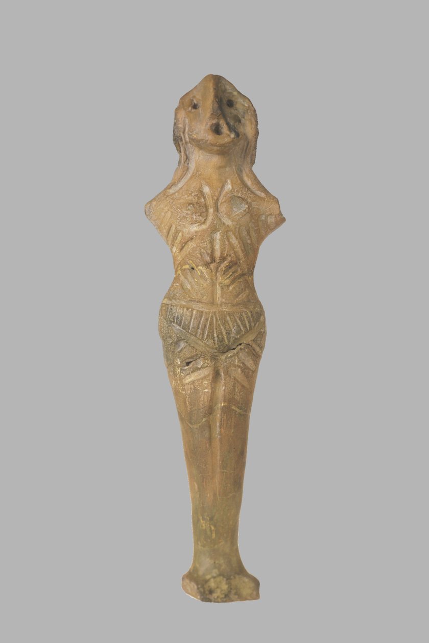 Kvinnefigur, 3950-3500 f.Kr av Prehistoric Russian Culture