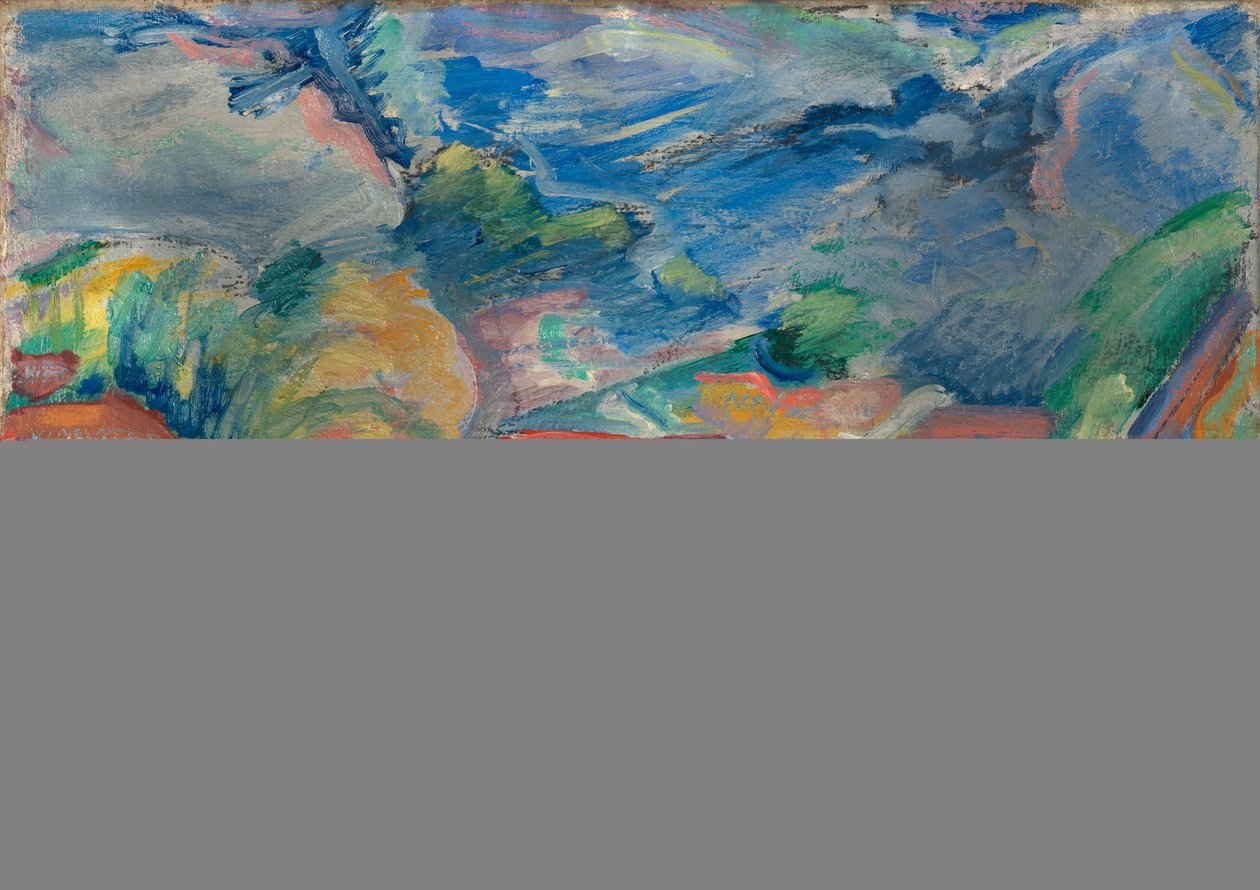 Uten tittel Landskap, ca. 1918. av Preston Dickinson