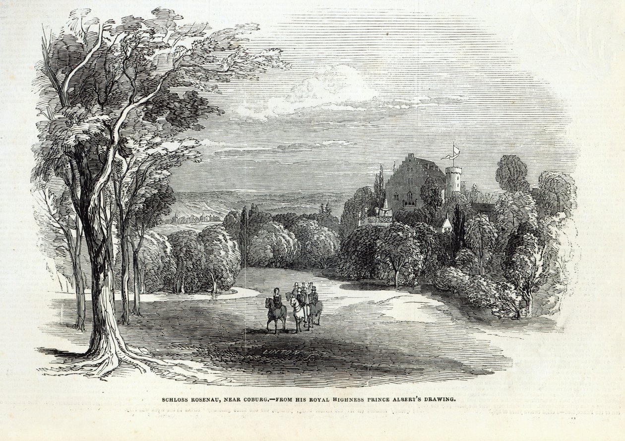 Schloss Rosenau, nær Coburg, fra 