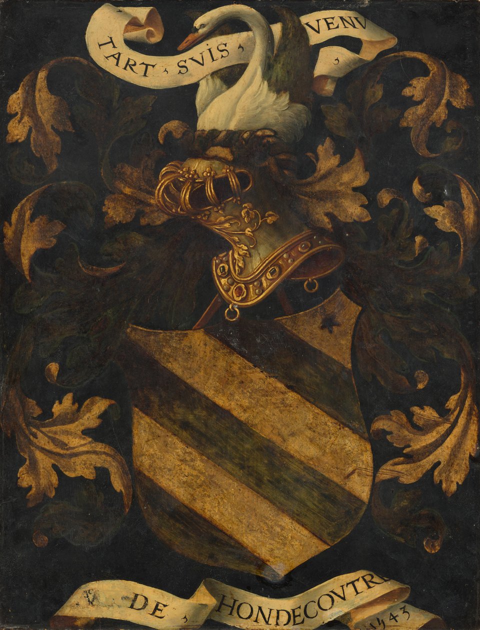 Kremet våpenskjold [revers] av Probably Antwerp 16th Century
