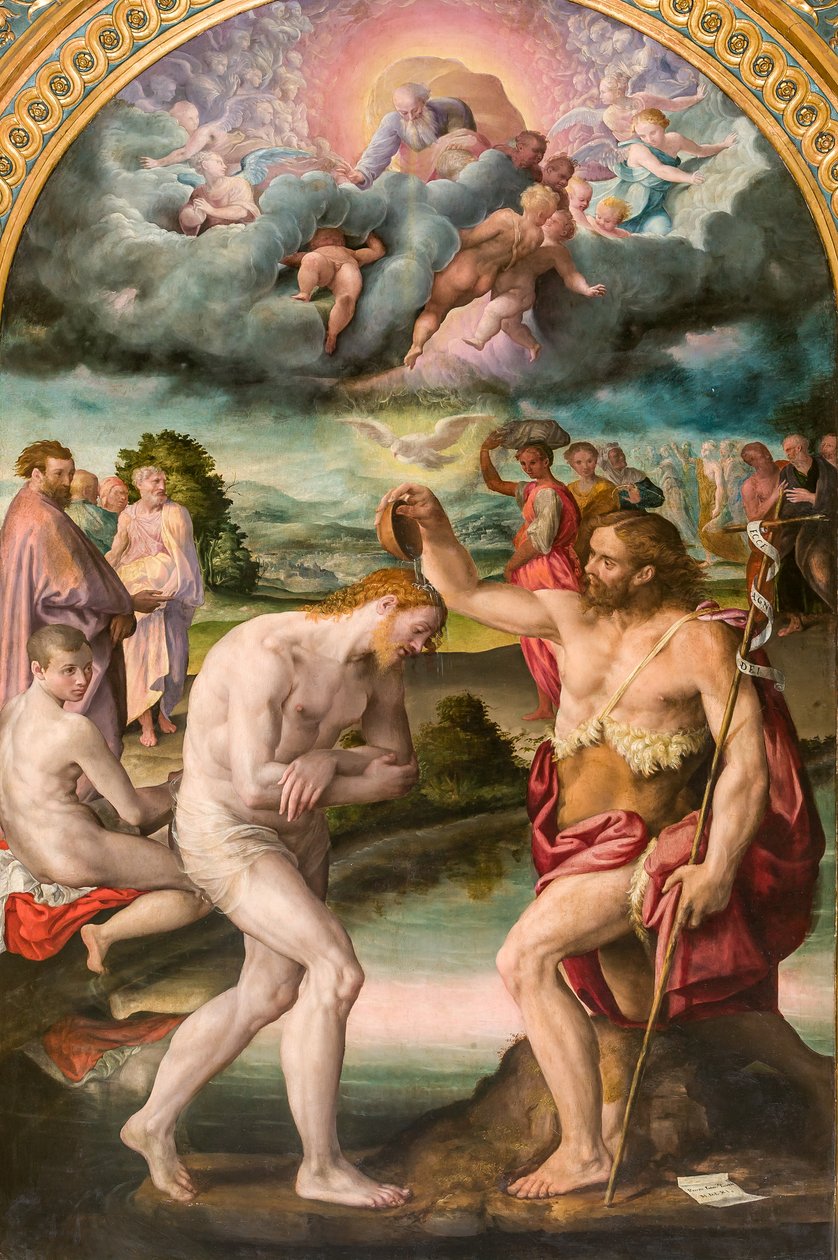 Kristi dåp av Johannes av Prospero Fontana