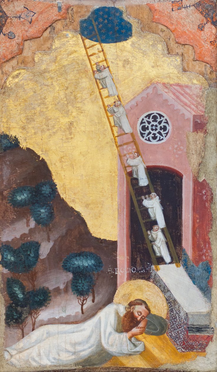 Visjon av St Romuald av Pseudo Jacopino di Francesco