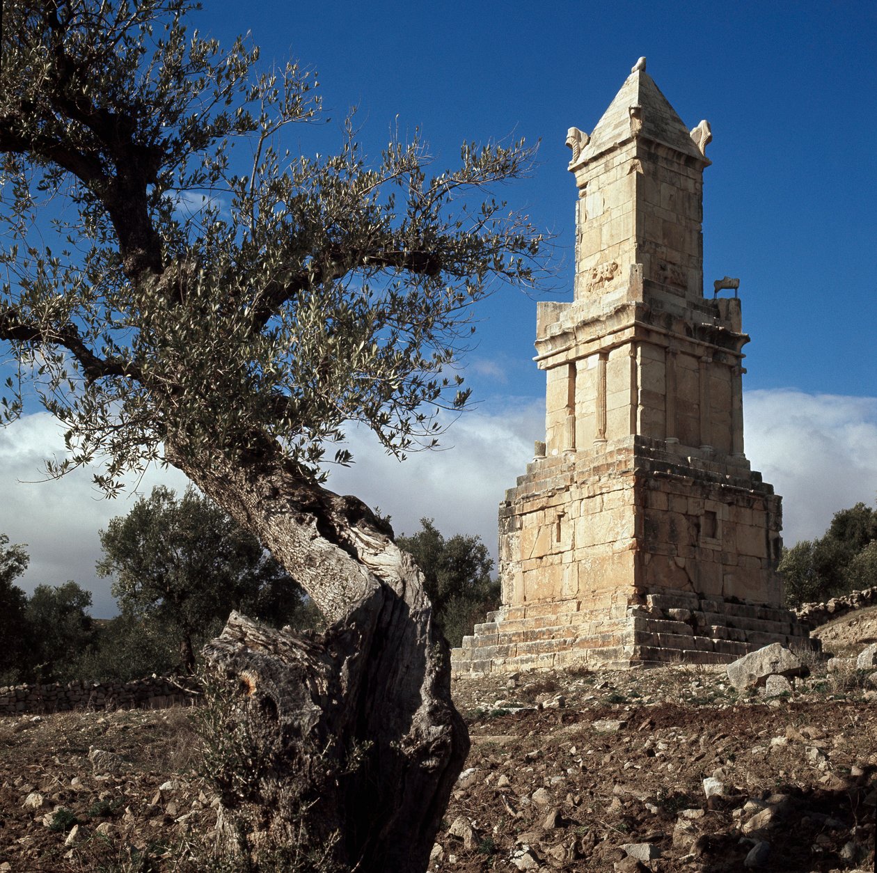 Libysk-punisk mausoleum av Punic Punic