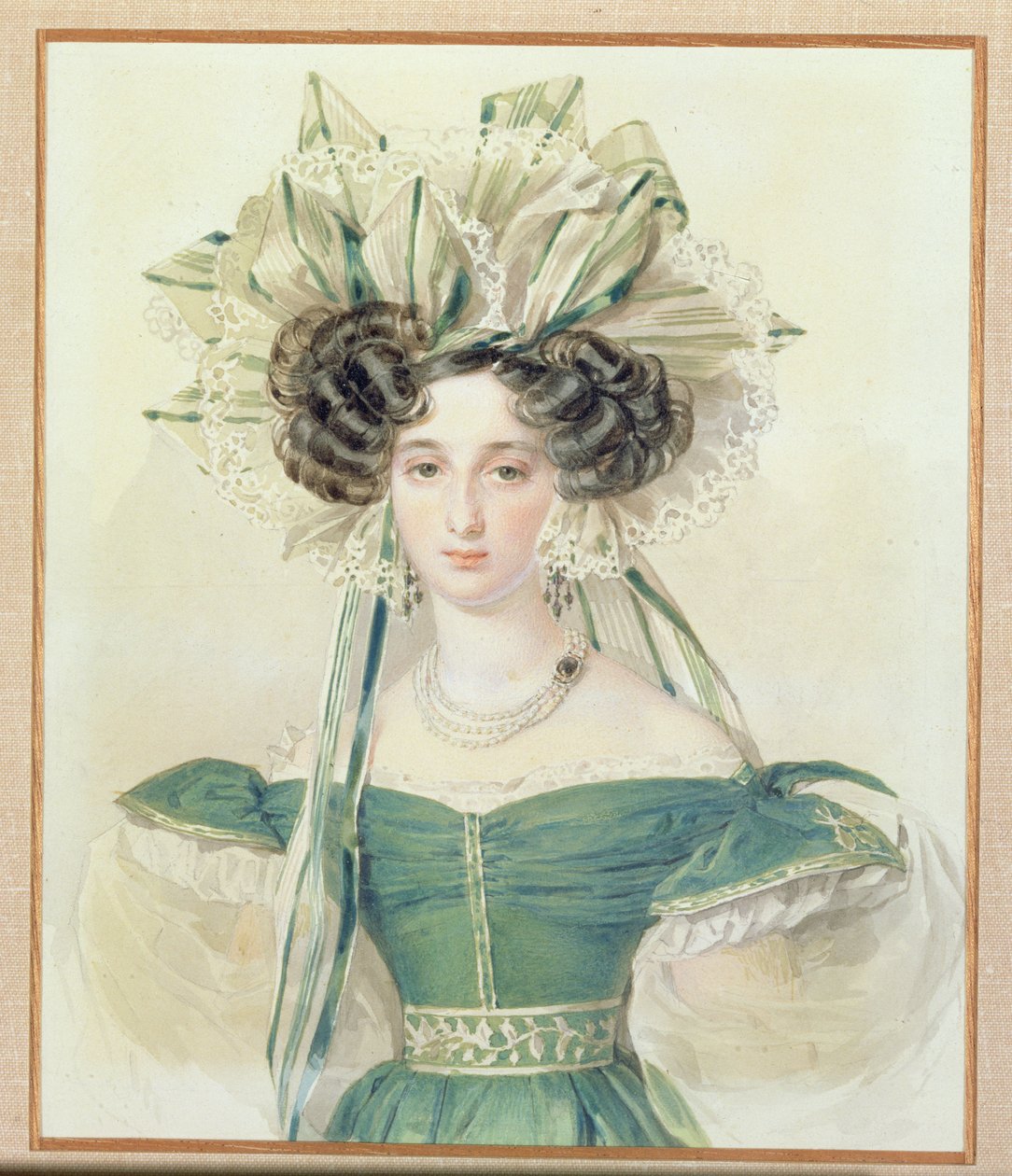 Portrett av prinsesse Elizabeth Vorontsova (1792-1856), ca. 1823 av Pyotr Fyodorovich Sokolov