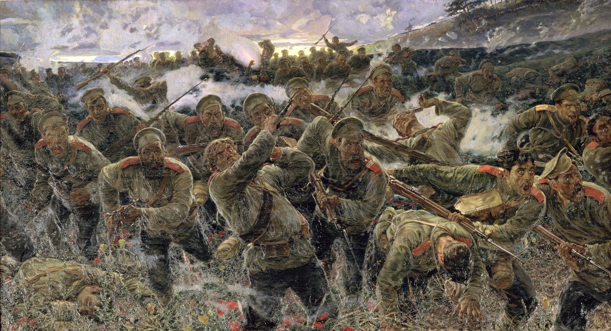 Bajonettkampene, 1904 av Pyotr Pavlovich Karyagin