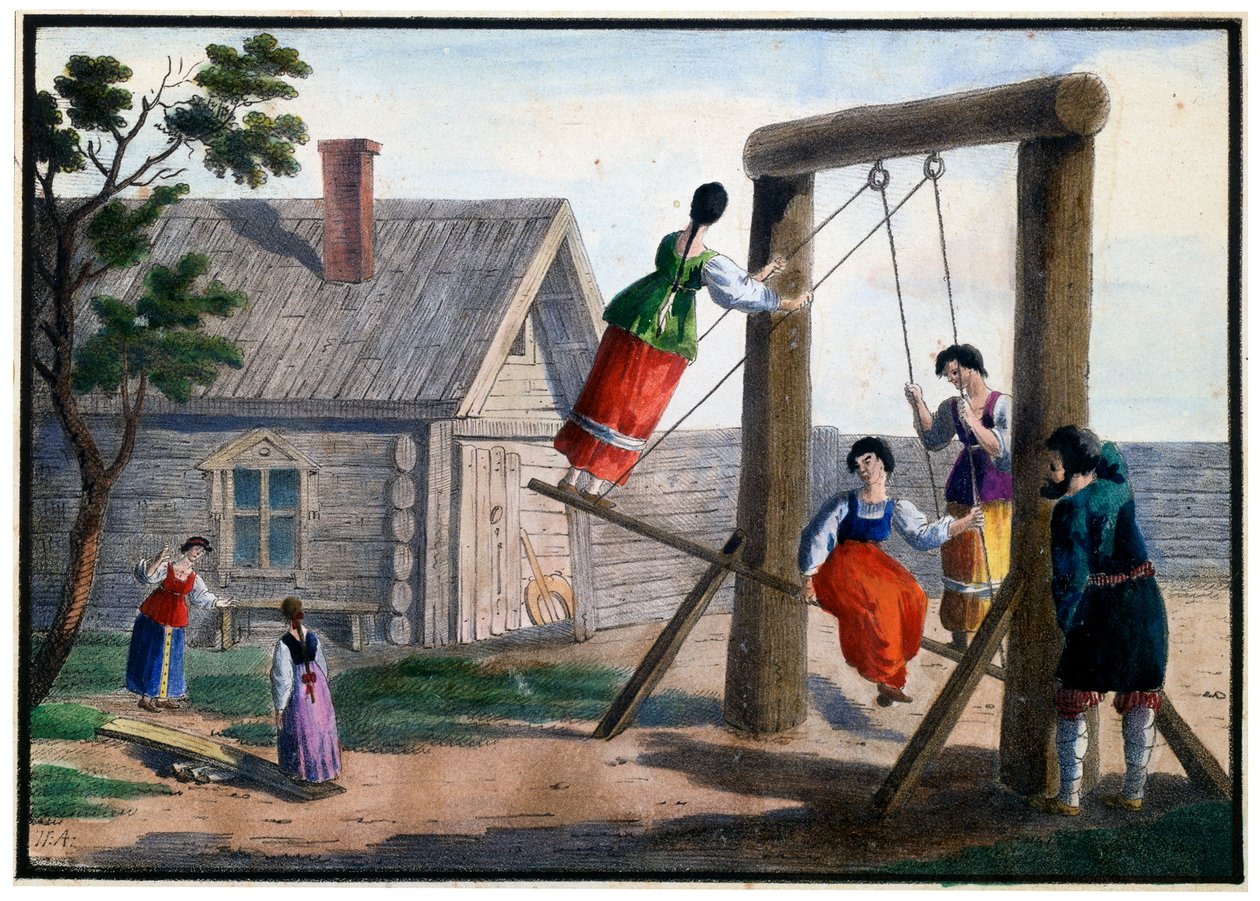 Landsfornøyelser, 1825. av Pyotr Alexandrov
