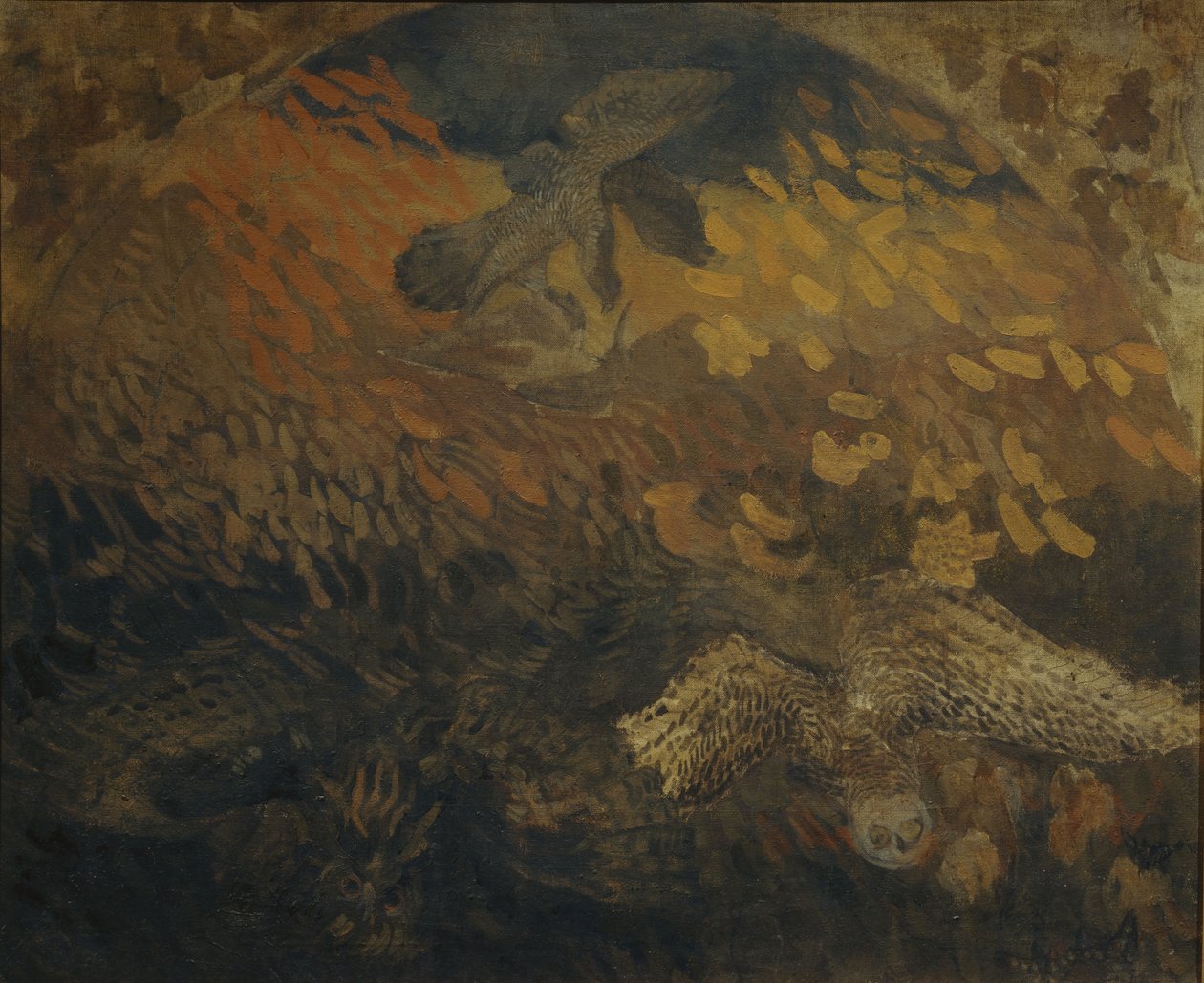 Natten, 1904 av Pyotr Savvich Utkin