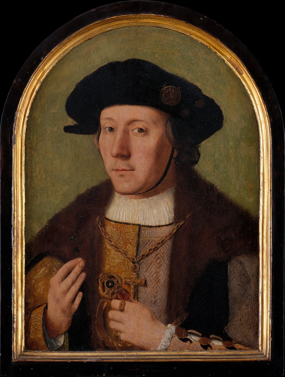 Portrett av en mann av Quentin Massys or Metsys