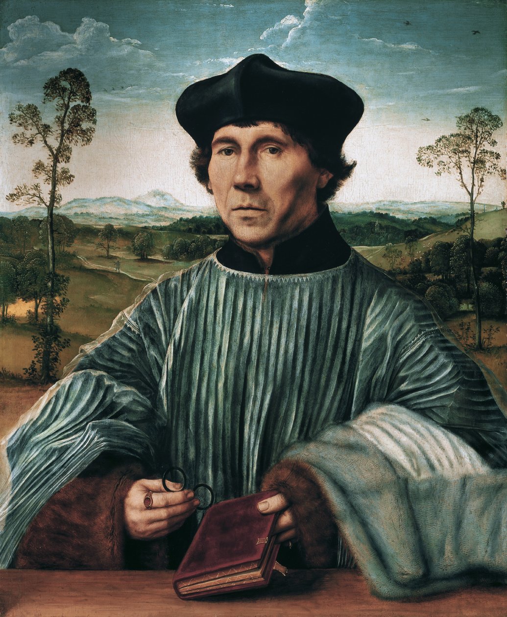 Der Kanonikus Stephan Gardiner av Quentin Matsys