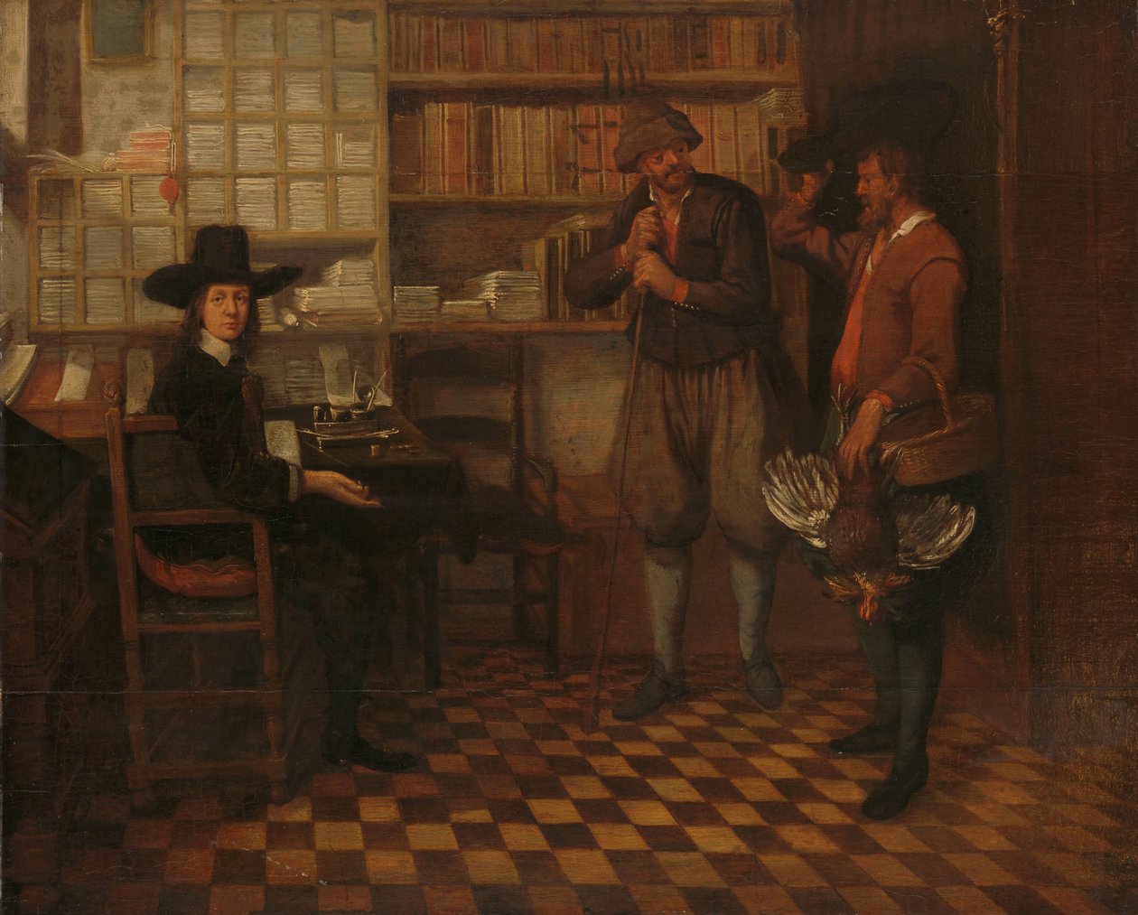 Leieleieren Bondeleien av Quiringh Gerritsz. van Brekelenkam (attributed to)