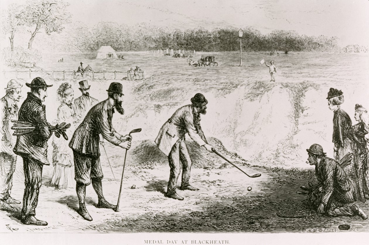 Medal Day at Blackheath, illustrasjon fra Daily News, 1874 av R. and E. Taylor