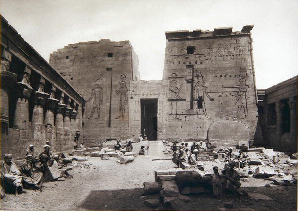 Isis-tempelet ved Philae av R.M. Junghaendel