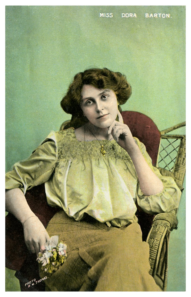 Dora Barton , britisk skuespillerinne, c1905-1919. av RW Thomas