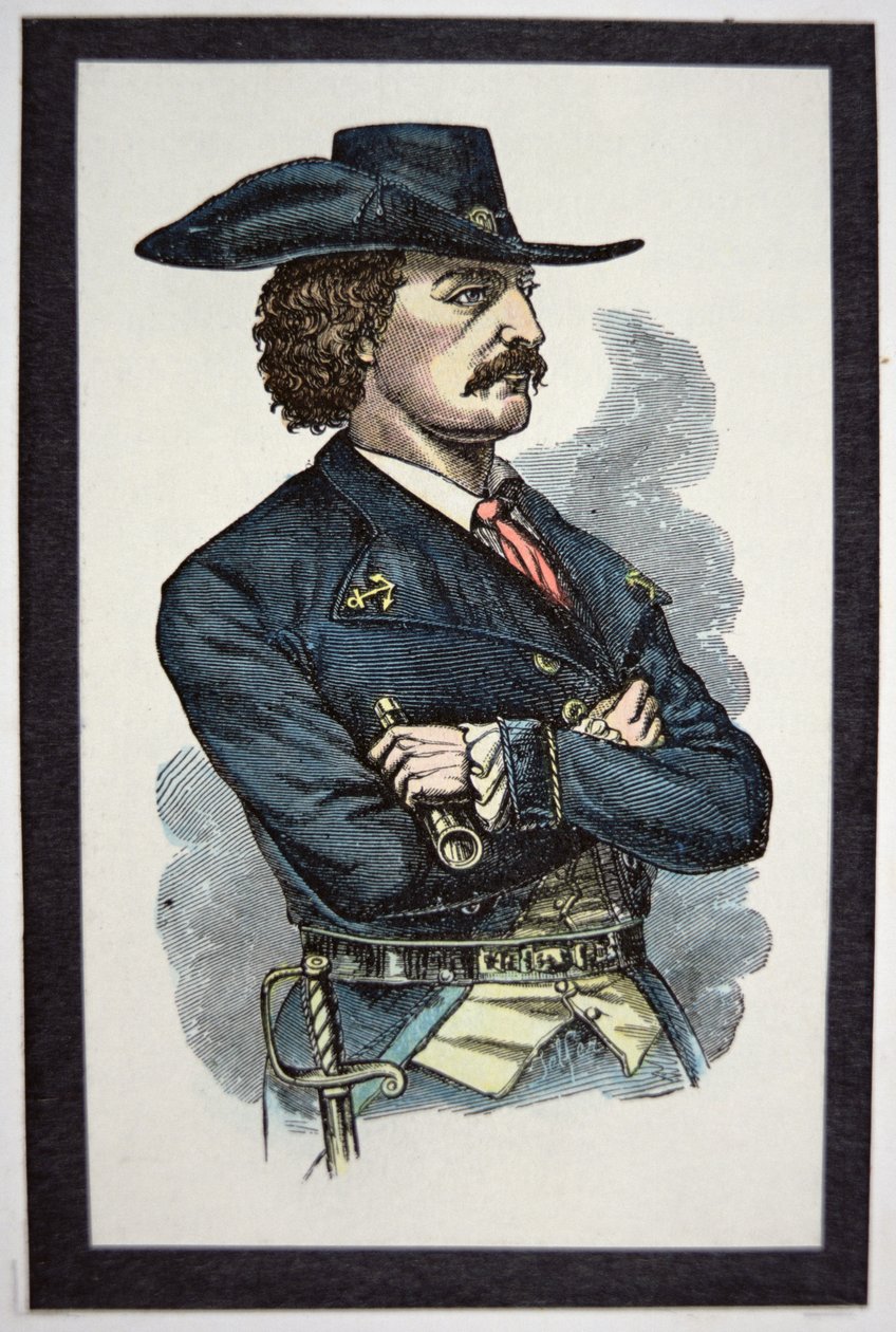 Jean Lafitte (farget gravering) av R. (after) Telfer