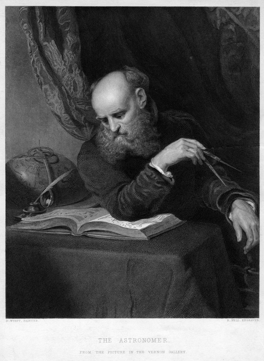 Astronomen, 1800-tallet. av R. Bell