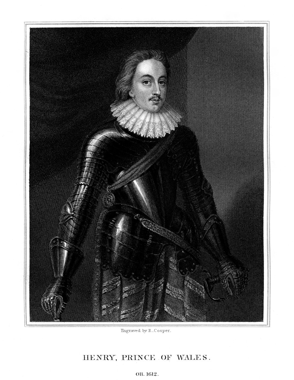 Henry Frederick Stuart, prins av Wales, 1825. av R. Cooper
