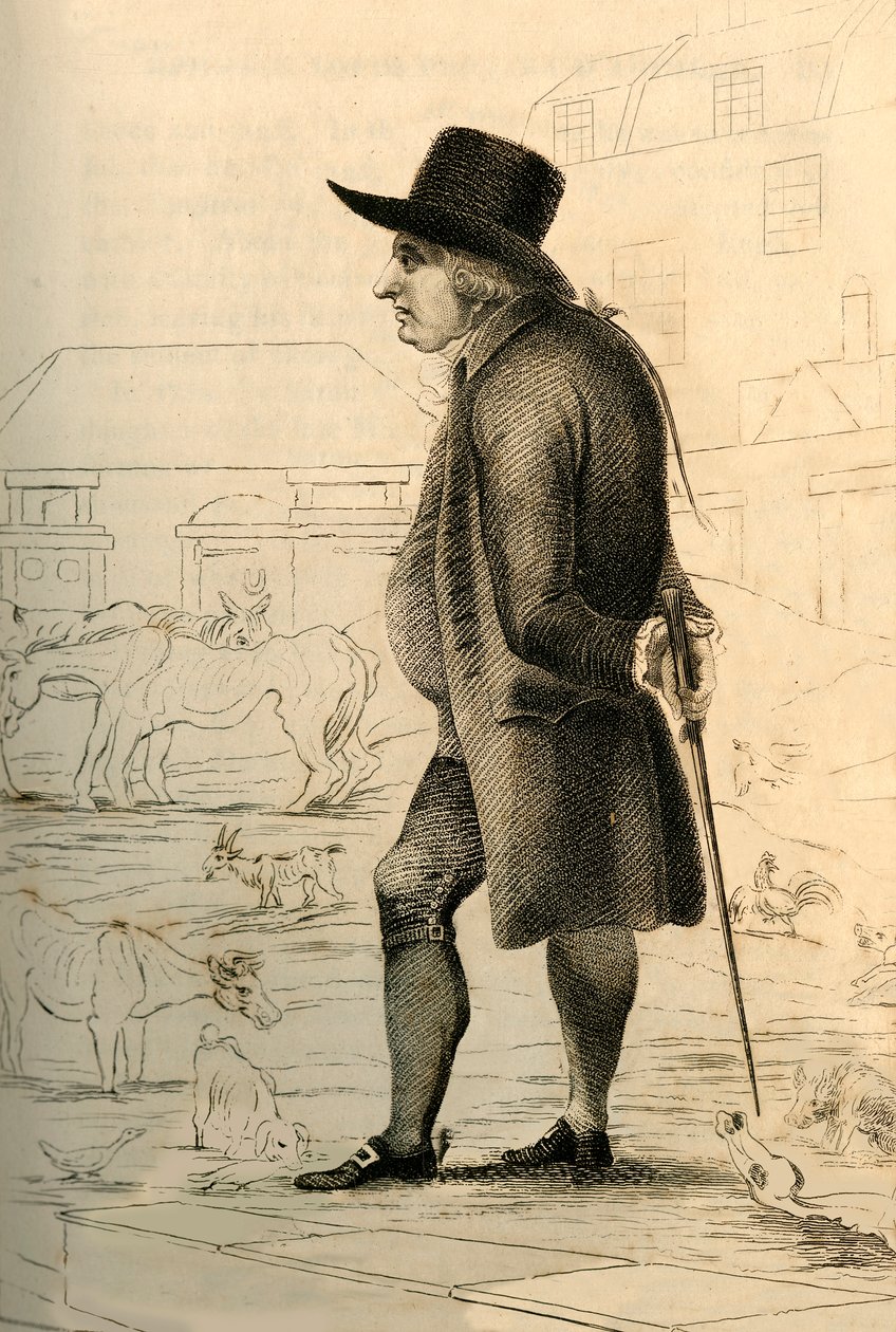 Baron DAguilar - Of Starvation Farm, 1821. av R. Page