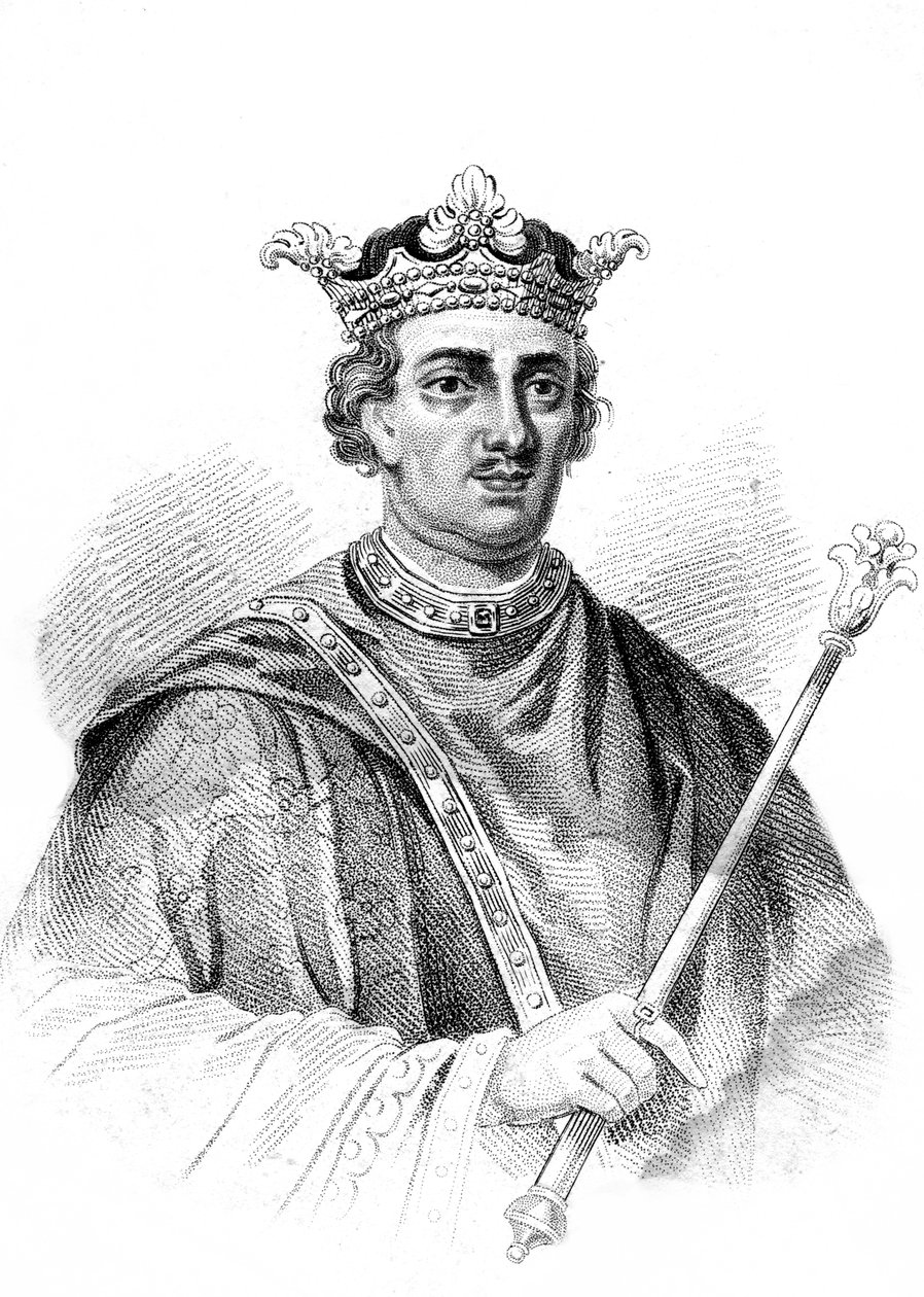 Henrik II, konge av England. av R. Page