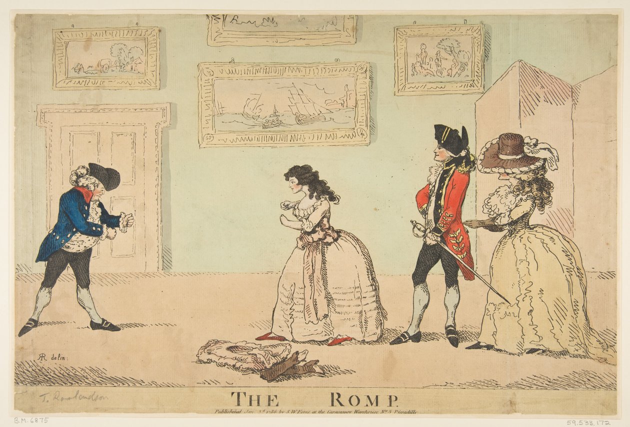 The Romp, 3. januar 1786. av R Rushworth