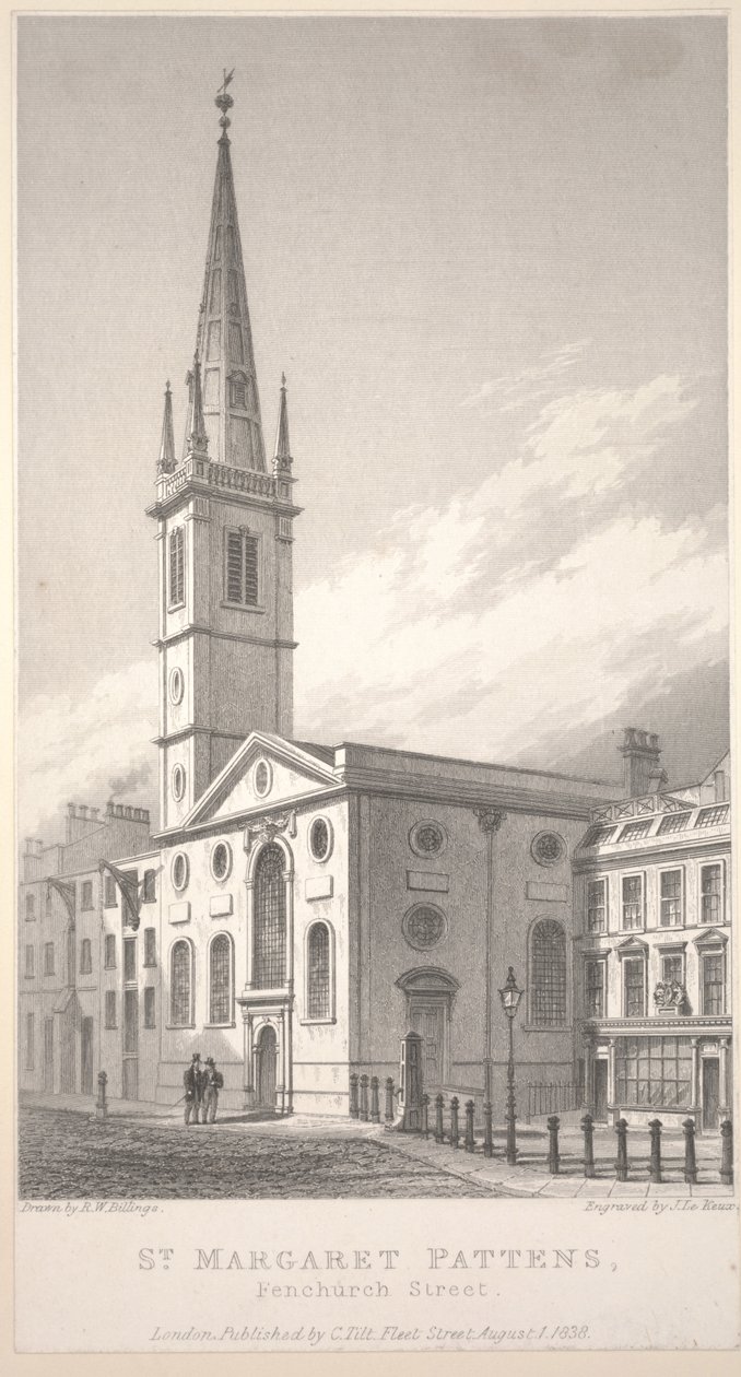 St. Margaret Pattens, Fenchurch Street av R. W. Billings